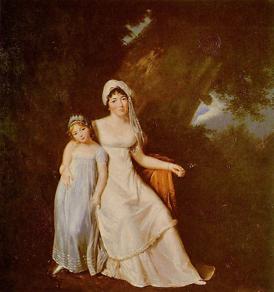 Mme de Stael et sa fille